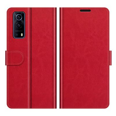 For vivo iQOO Z3 5G/ vivo Y72 5G R64 Pattern Single Folded Edge Folio Flip Leather Wallet Phone Case