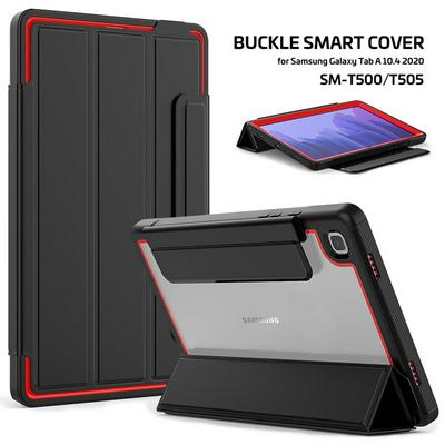 For Samsung Galaxy Tab A7 2020 T500 Three-in-one PC+TPU+Acrylic Automatic Sleep and Wake up Smart Leather Case