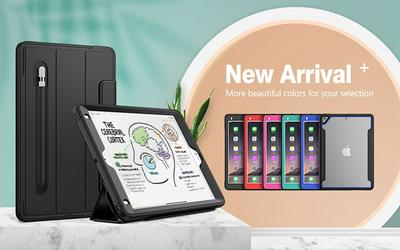 For iPad Pro 9.7 Three-in-one PC+TPU+Acrylic Automatic Sleep and Wake up Smart Leather Case