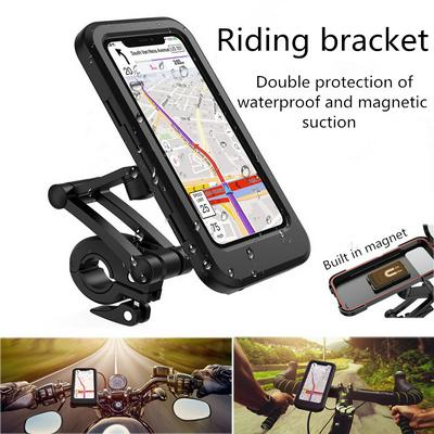 Adjustable Motorcycle Bike Phone Holder Case Outdoor Waterproof Phone Stand Bracket Bicycle Handlebar Mobile Support Mount