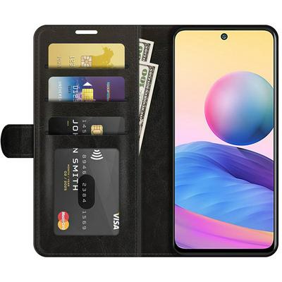 For Xiaomi Redmi Note 10 5G R64 Pattern Single Folded Edge Folio Flip Leather Wallet Phone Case
