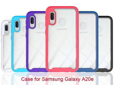 For Samsung Galaxy A20e Starry Sky Anti-slip Shock-proof Drop-proof Acrylic+TPU+PC Back Cover Case