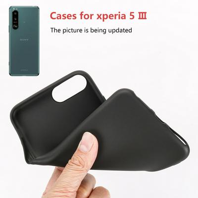 For Sony Xperia 5 III Extra Thinness Premium Shockproof Frosted Anti-Scratches All-Inclusive Flexible TPU Cover Case