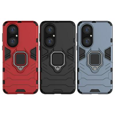 For Huawei P50 Black Panther 2 in 1 Detachable Magnetic Attraction Shockproof with Stand Hard PC + Soft TPU Back Cover Case