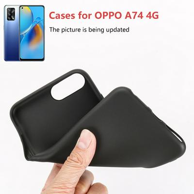 For Oppo A74 4G Extra Thinness Premium Shockproof Frosted Anti-Scratches All-Inclusive Flexible TPU Cover Case
