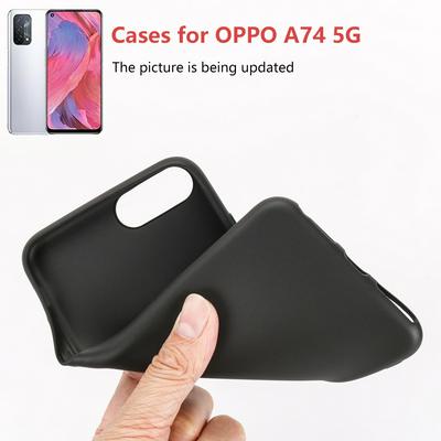 For Oppo A74 5G Extra Thinness Premium Shockproof Frosted Anti-Scratches All-Inclusive Flexible TPU Cover Case