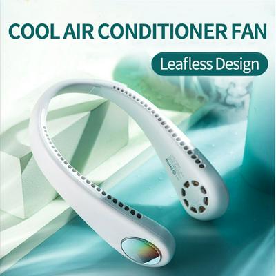 A6 Leafless Hanging Neck Fan Rechargeable Silent Portable Outdoor Sports Fan