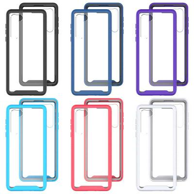 For Motorola Edge Starry Sky Anti-slip Shock-proof Drop-proof Acrylic+TPU+PC Back Cover Case