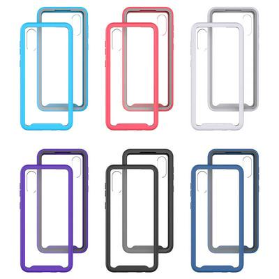 For Samsung Galaxy A02 Starry Sky Solid Color Anti-slip Shock-proof Drop-proof Acrylic+TPU+PC Back Cover Case