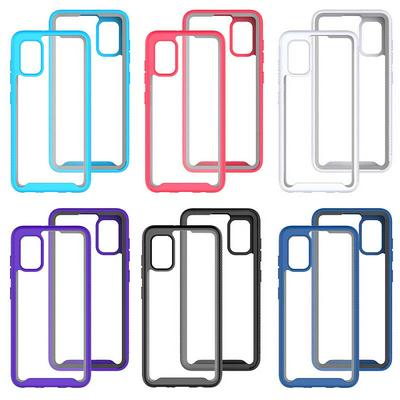 For Samsung Galaxy A41 Starry Sky Anti-slip Shock-proof Drop-proof Acrylic+TPU+PC Back Cover Case