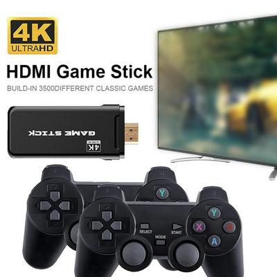 D102 4K HD Video Game Console 2.4G Double Wireless Controller For PS1/MAME  Classic Retro TV Game Console 64GB 10000 Games