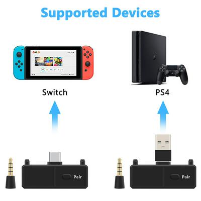 Type-C Bluetooth 5.0 Adapter A2DP SBC Low Latency MIC USB-C Wireless Transmitter Bluetooth Dongle For TV PC Nintendo Switch PS4