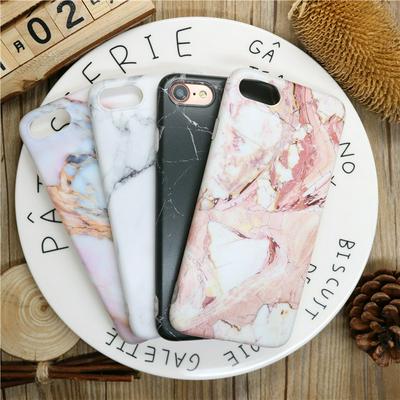 Marble Pattern Anti-Scratch Shockproof Soft TPU Back Cover Case for iPhone 7 Plus / 8 Plus