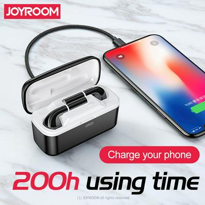 JOYROOM T06 TWS Earphne Bluetooth 5.0 Touch Control Wireless Headphone with Power Bank 2500mah Charging Box Case 