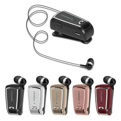 New Retractable Fineblue F-V3 Mini Wireless driver auriculares fone Stereo Bluetooth Headset Clip Running Earphone for Phones