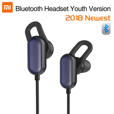 Xiaomi Mi Sport Headset Youth Edition With Microphone IPX4 Waterproof 5 Earbuds Wireless Bluetooth 4.1 Earphone