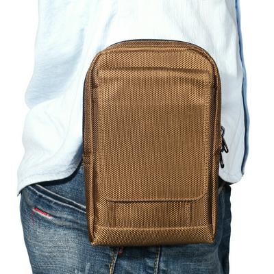 6.5-inch Universal Waist Bag Waterproof Oxford Cloth Case Earphone Holder with Belt Clip for iPhone Samsung Cellphones