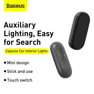 2pcs BASEUS Capsule Car Object-seeking Lamp Automobile Auxiliary Lighting Accessories Atmosphere Light