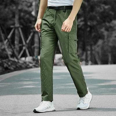 Men's Quick Dry Cargo Pants Breathable Casual Trousers for Climbing, Camping