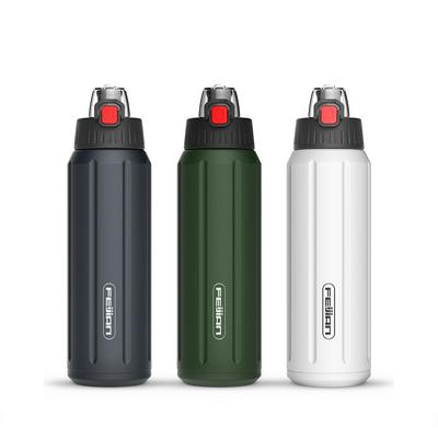 450/600ML Thermos Shaker Bottle Portable Sport Water Bottle Double Wand Stainless Steel Vacuum Flask Tumbler Tritan Lid  