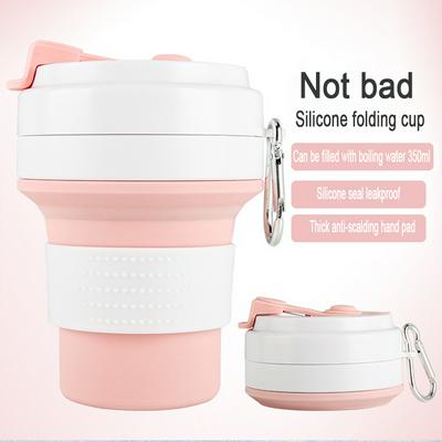 Portable Large Capacity Silicone Folded Water Cup for Outdoor Home