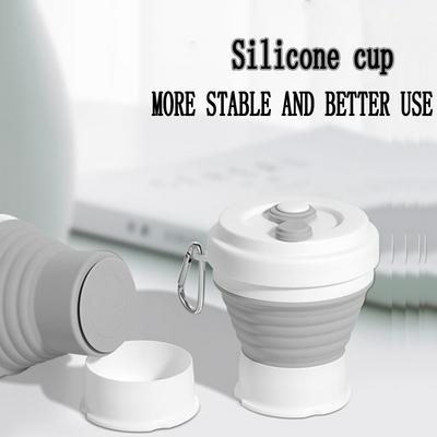 Portable Large Capacity Silicone Folded Coffee Cup for Outdoor Home