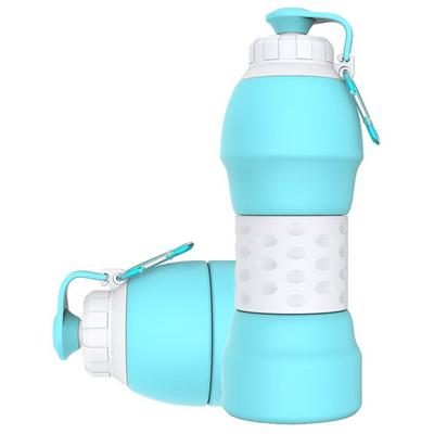 Portable Foldable Water Bottle Lightweight Outdoor Sport Camping Hiking Walking Running Silicone Water Kettle 
