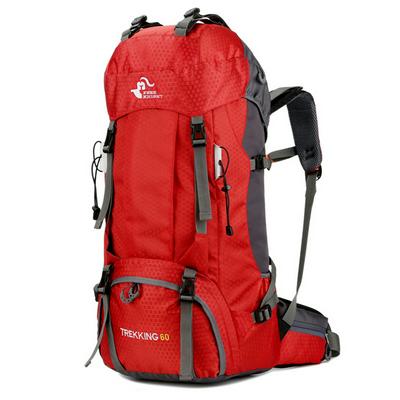 60L Waterproof Climbing Hiking Backpack with Rain Cover