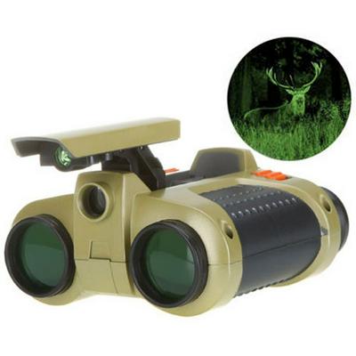 4x30 Binoculars Telescope with Pop-up LED Lamp Focusing Night vision Viewer 