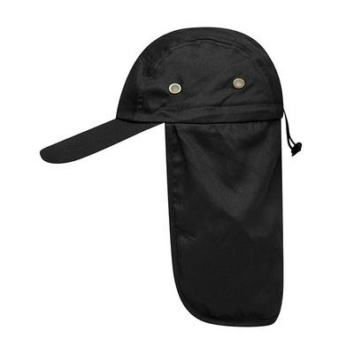 Outdoor Sports Sun Hat UPF 50 Unisex Hat with Visor and Neck Flap for Hiking, Fishing