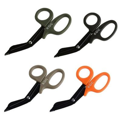 EDC Military Regulations EMT Fine Teeth Survival Rescue Scissors Medical Emergency Canvas Ccissors Wild survival Equipment