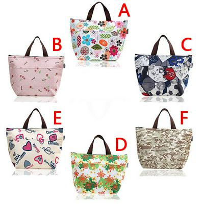 Lightweight Tote Bag Floral Print Handbag for Hiking Picnic Beach Vacation