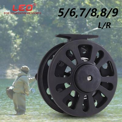 LEO Fly Fishing Reel 5/6 7/8 8/9 Series High Strength Raft Fishing Wheel 79mm-98mm Left and Right Hand Changed Bait Fishing Reel Fly