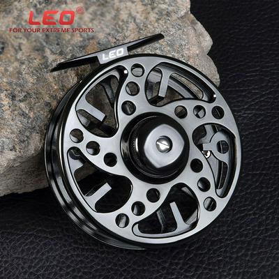 LEO Aluminium Fly Fishing Reel 3/4 5/6 7/8 WT High Quality Left & Right Hand Changed Fishing Wheel CNC Large Arbor Fishing Reel Fly