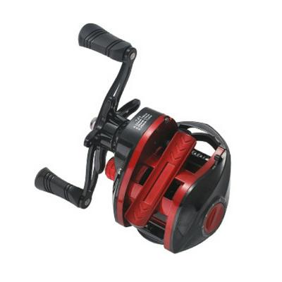 7.2:1 Speed Ratio 17+1BB Stainless Steel Double Sealed Bearing Black-red Water Drop Wheel U-shaped Hand Crank Spinning Fishing Reel
