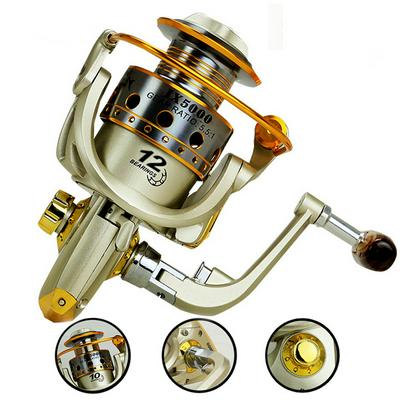 Fish Sspinning Feel 5.5: 1 12 Ball Bearing Reels Fishing Wheel1000-7000 