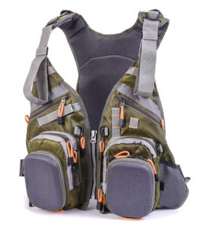 One Size Adjustable Vest Men's Jacket Sleeveless Fishing Vest Fishmen Jean CoatSlim Cowboy Pockets 