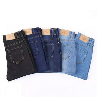 2019 Fashion Trend Cotton Bomb Jeans Slim Hips Super Elastic Feet Pants Stretch Jeans Pencil Pants for Women's Pencil Pants OL Commuter Stretch Jeans 