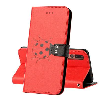 Wallet Phone Case for HUAWEI P20 Pro, Silk Pattern PU Leather Phone Cover With Card Slots