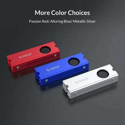 ORICO M2SRC Alumium Heatsink Heat Dissipation With 50cm SATA 15Pin 5V Power Supply Cable for M.2 NGFF PCI-E NVME SSD Cooling Heat Sink