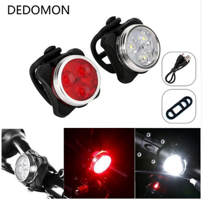 WOSAWE Built-in battery Bicycle Tail Light 4 modes Rechargeable USB LED Bike Warning Light Flashlight With Mount Bicycle Accessories