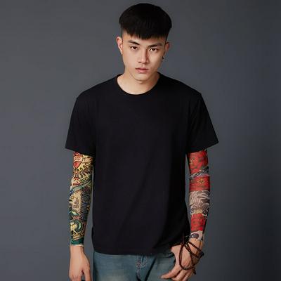 S/L Size Ice Silk Summer Sunscreen UV Outdoor Riding Super Cool Tattoo Arm Sleeves for Women Men 
