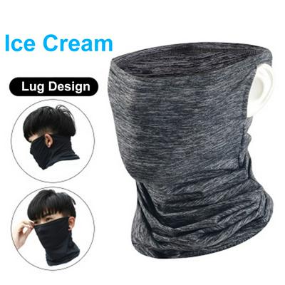 Summer Ice Silk Sunscreen Riding Face Cover Hanging Ear Type Magic Headband Sports Outdoor Mask