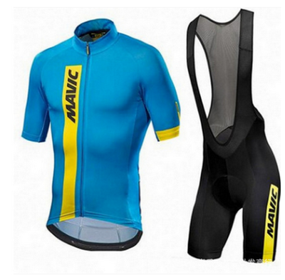 2019 Summer New MAVIC Pro Team Cycling Clothing Sweat Dewetting Warm and Dry Polyester Mesh Cycling Clothing for  Cycling Sport Riding Enthusiast 
