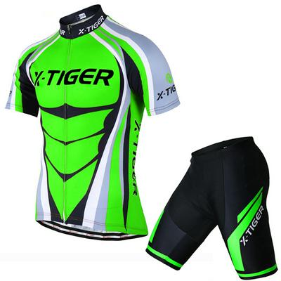 X-Tiger 2019 Summer New XM-DBT-005 Cycling Clothing Set Mountain Biking Sport Chemical Fiber Blend Clothing for Cycling Enthusiast