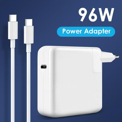 96W USB C PD Laptop Charger Power Adapter with Type C Charging Cable for MacBook Pro Air 13 15 16 inch US UK EU Plug