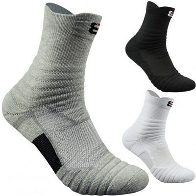 3 Pairs Men Socks Thick Mens Socks Profession Thermal Towel Bottom Foot Wear Terry Combed Cotton Male Medium-Low Tube