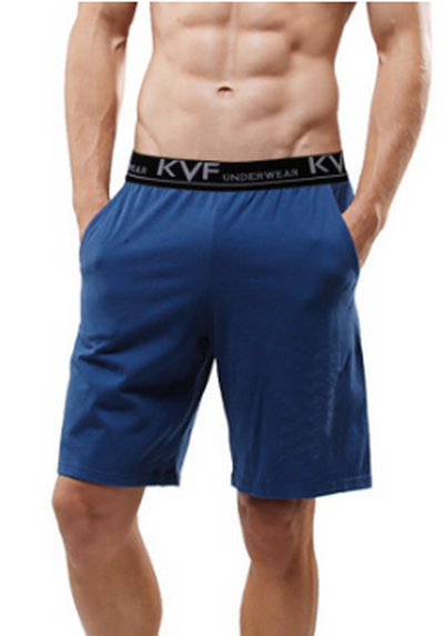 Large Size Solid Color Pure Cotton Beach Loose Trousers Men's Pajamas Sleepwear Homewear Pajama Loungewear Underwear for Man