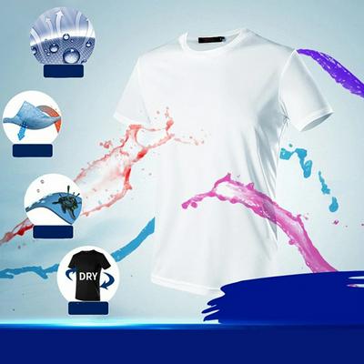 Men's Quick Dry T-shirt Breathable Soft Hydrophobic Tee