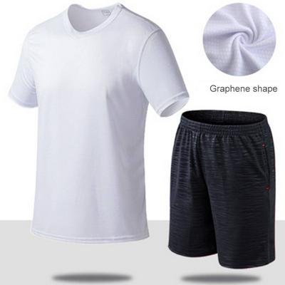 Summer Men's Round Neck Quick-drying Short-sleeved T-shirt Shorts Casual Sportswear Suit